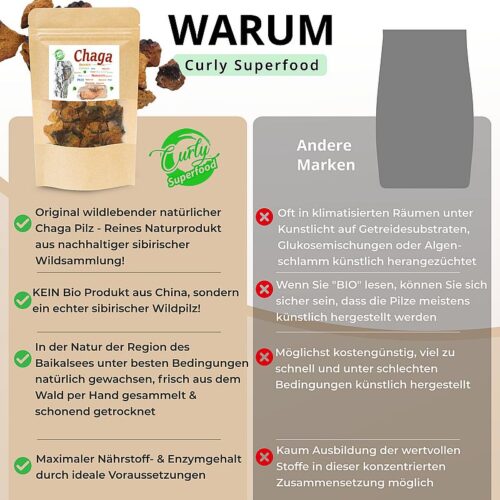 Chaga von Curly Superfood